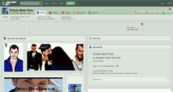 Desktop Screenshot of grizzly-bear-fans.deviantart.com