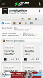 Mobile Screenshot of amethystrain.deviantart.com