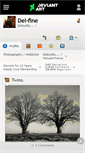 Mobile Screenshot of del-fine.deviantart.com