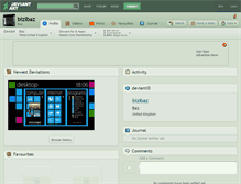 Tablet Screenshot of bizibaz.deviantart.com