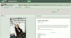 Desktop Screenshot of lsine.deviantart.com
