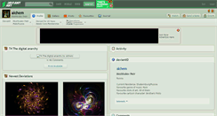 Desktop Screenshot of alchem.deviantart.com