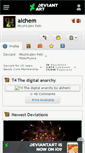 Mobile Screenshot of alchem.deviantart.com