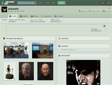 Tablet Screenshot of antuneto.deviantart.com
