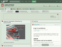 Tablet Screenshot of ladylyonnesse.deviantart.com