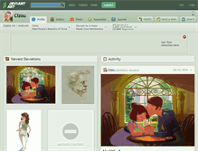 Tablet Screenshot of cizou.deviantart.com