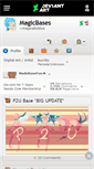 Mobile Screenshot of magicbases.deviantart.com