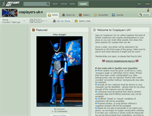 Tablet Screenshot of cosplayers-uk.deviantart.com