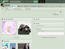 Tablet Screenshot of edenshi.deviantart.com