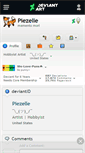 Mobile Screenshot of piezelle.deviantart.com