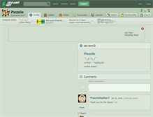 Tablet Screenshot of piezelle.deviantart.com