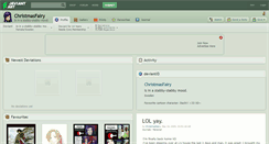 Desktop Screenshot of christmasfairy.deviantart.com