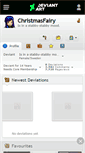 Mobile Screenshot of christmasfairy.deviantart.com