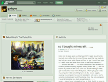 Tablet Screenshot of godeyes.deviantart.com
