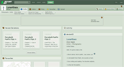 Desktop Screenshot of lunarkhaos.deviantart.com
