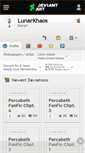 Mobile Screenshot of lunarkhaos.deviantart.com