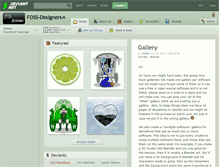 Tablet Screenshot of foss-designers.deviantart.com