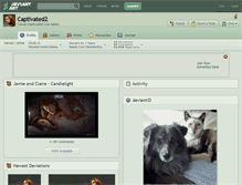 Tablet Screenshot of captivated2.deviantart.com