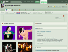 Tablet Screenshot of mrsavengedsevenfold.deviantart.com