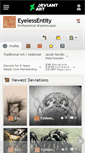 Mobile Screenshot of eyelessentity.deviantart.com