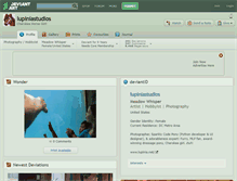 Tablet Screenshot of lupiniastudios.deviantart.com
