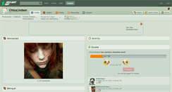 Desktop Screenshot of chizulindson.deviantart.com