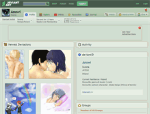 Tablet Screenshot of anowi.deviantart.com