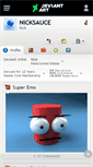 Mobile Screenshot of nicksauce.deviantart.com