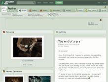 Tablet Screenshot of faylinn.deviantart.com