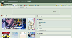 Desktop Screenshot of newplanetboy.deviantart.com