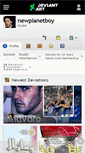 Mobile Screenshot of newplanetboy.deviantart.com