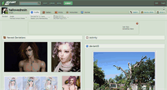 Desktop Screenshot of hallowedresin.deviantart.com