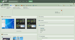 Desktop Screenshot of hashoor.deviantart.com