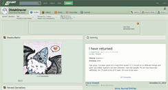 Desktop Screenshot of distahdrawer.deviantart.com