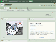 Tablet Screenshot of distahdrawer.deviantart.com