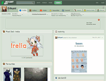 Tablet Screenshot of erikumi.deviantart.com