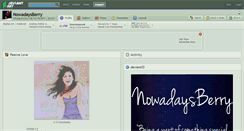 Desktop Screenshot of nowadaysberry.deviantart.com
