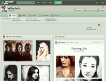 Tablet Screenshot of kalli-schulz.deviantart.com