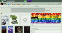 Desktop Screenshot of lyrra.deviantart.com