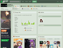 Tablet Screenshot of hwtc.deviantart.com