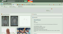 Desktop Screenshot of herosofolympus.deviantart.com