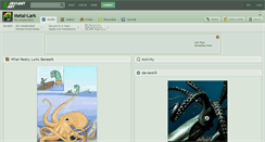 Desktop Screenshot of metal-lark.deviantart.com