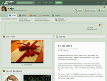 Tablet Screenshot of icajec.deviantart.com