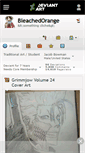 Mobile Screenshot of bleachedorange.deviantart.com