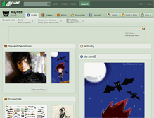 Tablet Screenshot of kayt88.deviantart.com