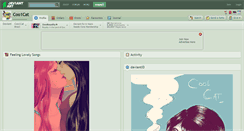 Desktop Screenshot of coo1cat.deviantart.com