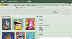 Desktop Screenshot of calicard.deviantart.com