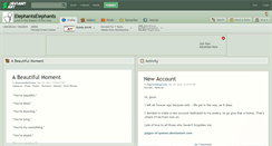 Desktop Screenshot of elephantselephants.deviantart.com