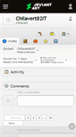 Mobile Screenshot of chilavert82it.deviantart.com