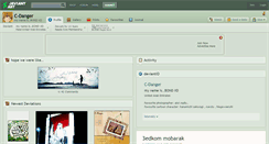 Desktop Screenshot of c-danger.deviantart.com